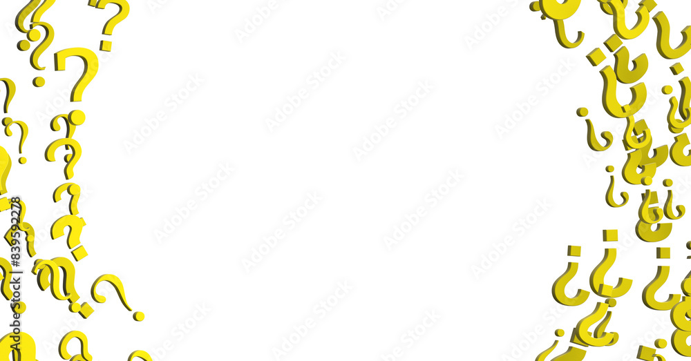 Aufkleber question mark symbols for faq, information, problem, and solution