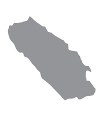 Obraz premium Outline of the map of the region of Bosnia and Herzegovina - Hercegbosna County
