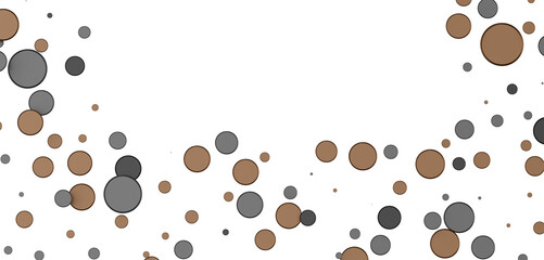  Colorful confetti on white background