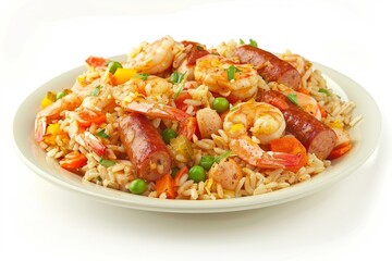 Homemade Cajun Jambalaya with Creole Seasoning and Rice