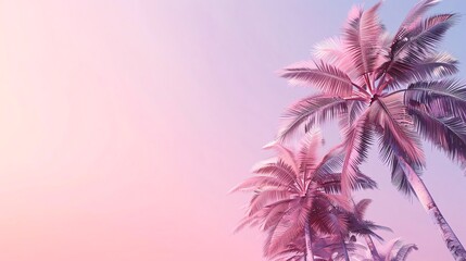 Stormreach Palm, border, pastel color background Wallpaper, blank in the middle, minimalism, negative space