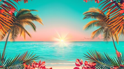Colorful summer background
