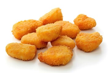 Chicken Nuggets An arrangement of chicken nuggets in a fun shape