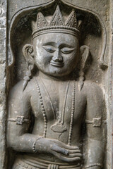 Stone carving in temples shows Indias cultural heritage with sacred art