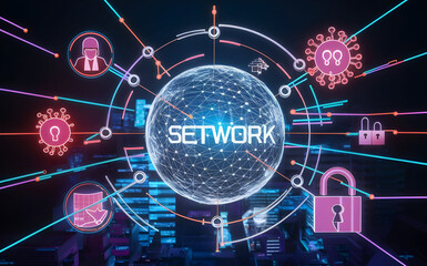 Digital map and concept of global network and connectivity, data transfer and cyber technology, business exchange, information and telecommunication 4k photo download (160)