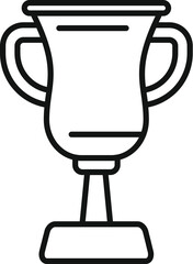 This simple icon concept is depicting winning and success