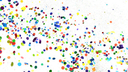  Sky confetti flying in the sky during Pride parade