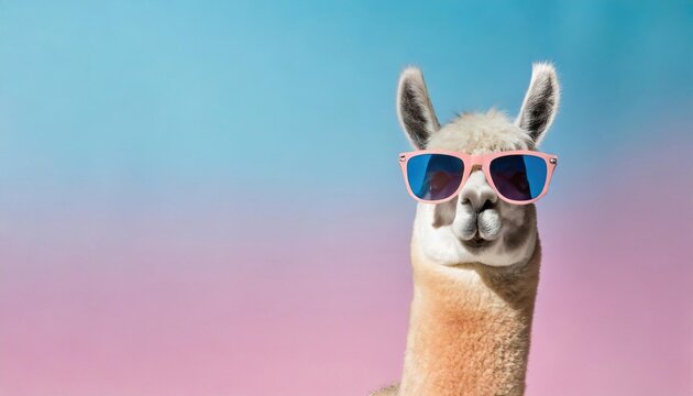 llama in sunglasses