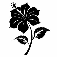 Vector art Hibiscus Flower illustration