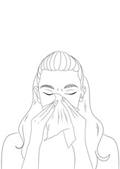 femme malade et qui ce mouche 