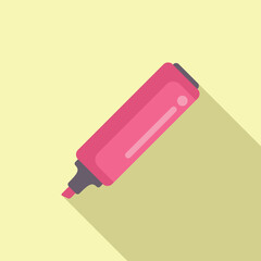 Pink marker drawing a diagonal line, great for representing creativity