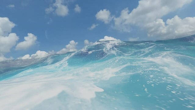 ocean norze, woda horyzont 