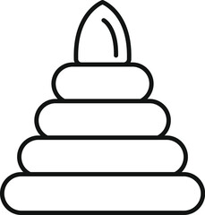 Stacking rings are a simple yet engaging toy that helps children develop essential skills