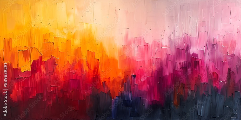 Poster dominant aura immerse yourself minimalist beauty of abstraction single bold color envelops canvas ra