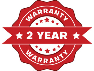  2 year Warranty vector  icon