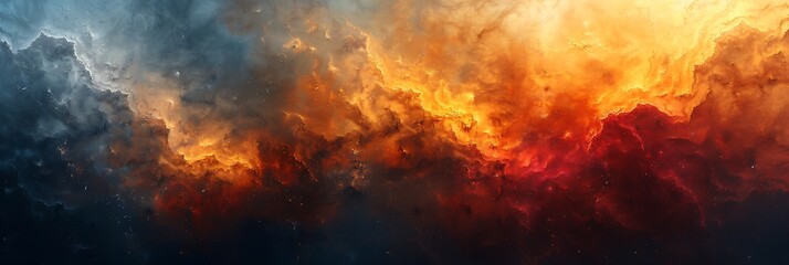 Luminescent Fusion Delve into depth of abstract painting where subdued warm cool color collide enhanced minimalist luminosity technique Each muted hue radiates understated intensity illuminating