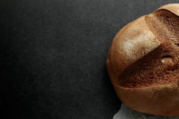 beautiful homemade raisin bread on parchment