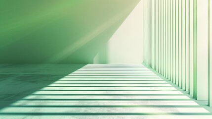 Obraz premium Modern Simple Green Lines on a Background with Lots of White Space suitable for business investment design minimalist 