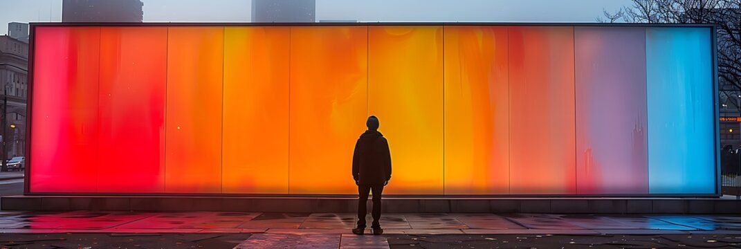 Striking Simplicity Delve into elegance of minimalist abstraction where bold singular color command attention amidst sea of simplicity unapologetic presence hue creates powerful visual impact draw eye