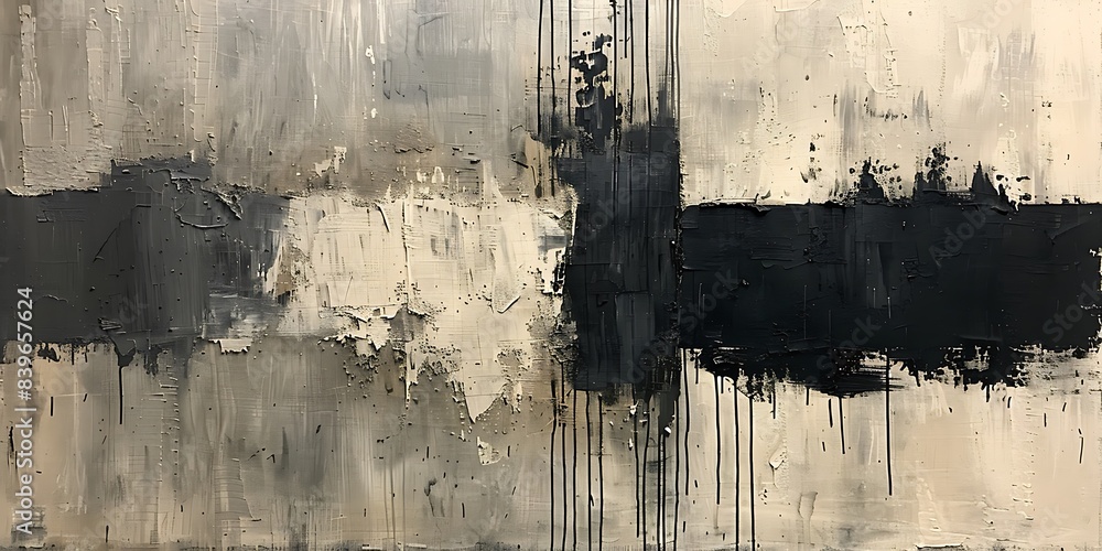 Poster tranquil disarray discover tranquil beauty hidden within chaos minimalist masterpiece embodies harmo