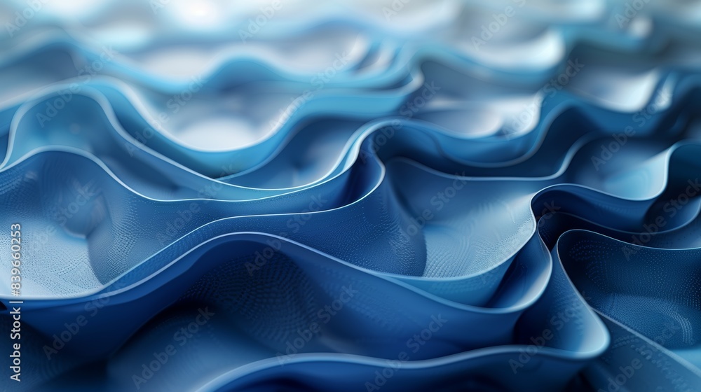 Aufkleber modern blue abstract shapes, create a modern design and presentation using a blue abstract backgroun