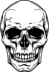 Obraz premium Skull clipart design illustration