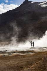 Sightseeing in Iceland in autumn