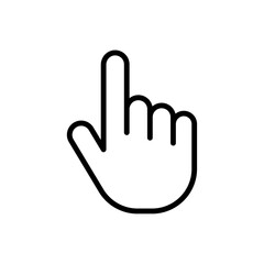 Hand cursor icon
