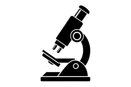 recommend clip art: microscope silhouette vector illustration