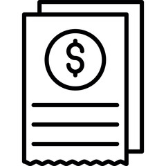 Receipt icon