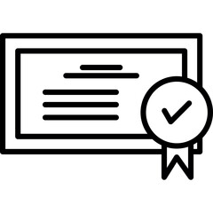 Certificate icon