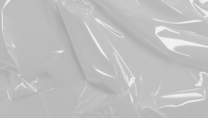 Texture of translucent plastic packaging foil, cellophane