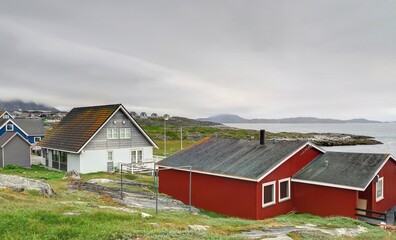 centre historique de Nuuk au Groenland