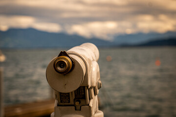 coin operated binoculars