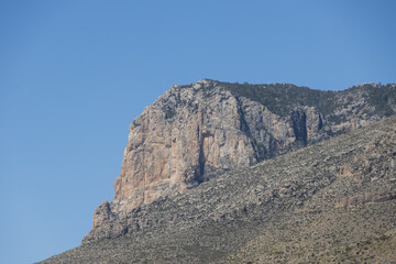 Fototapeta premium El Capitan, Guadalupe Mountains National Park, Texas