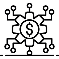 Digital Currency  Icon