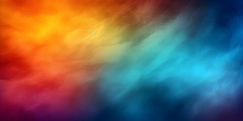 Vintage brochure or social media design with a colorful gradient background and noise effect. Concept Print Design, Social Media Marketing, Vintage Style, Gradient Background, Noise Effect