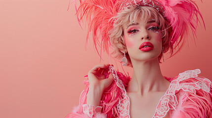 Fototapeta premium portrait of a Drag Queen