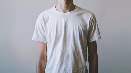 man in a white shirt