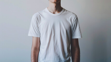 man in a white shirt