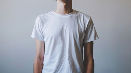 man in a white shirt