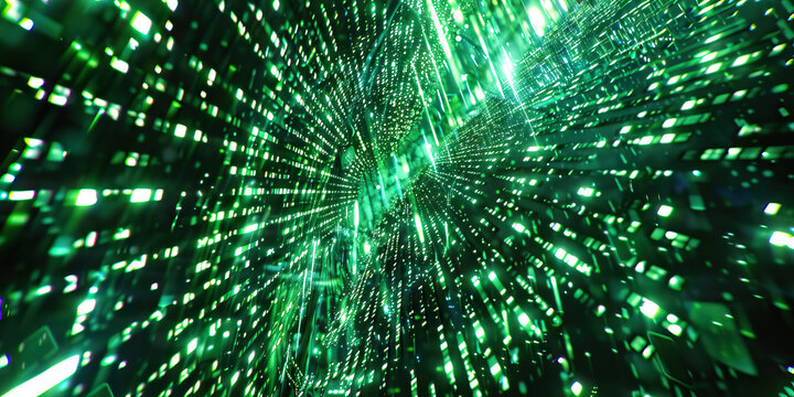 The Matrix of Deceit: A web of intricate computer code, winding through digital realms and hidden agendas