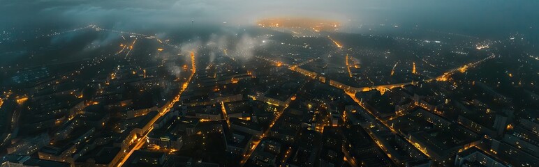 the city never stops giving the best views. AI generated illustration