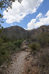 Hiking trail at Guadalupe Mountains National Park, Texas