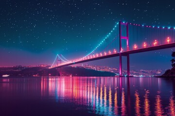 Fototapeta premium Istanbul Bosphorus Bridge, Turkey 