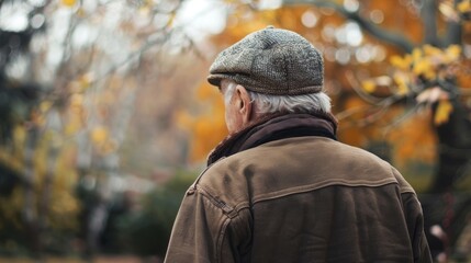 A worried family member searching for their loved one who has wandered off from a family gathering