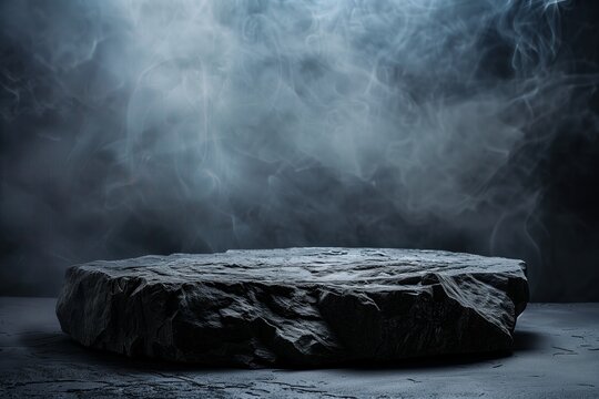 Men's Product Display Podium with a Tough, Strong, and Mysterious Vibe