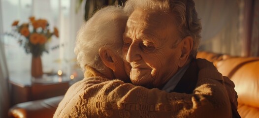 Virtual goodbye an emotional farewell between an elderly person and their family members who live far away