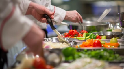 A cooking class showcasing how learning new skills can promote cognitive function