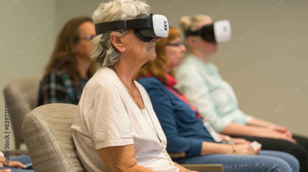 Poster a simulation exercise where caregivers experience what it may feel like to have sensory overload a c